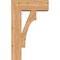 Ekena Millwork Westlake Block Smooth Bracket w/ Offset Brace, Western Red Cedar, 7 1/2"W x 20"D x 32"H BKT0806X20X32WTL05SWR - alternate 4